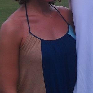 NWT ella moss tri color halter top